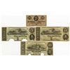 Image 1 : C.S.A., Lot of 4 notes dated 1863.