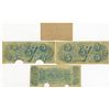 Image 2 : C.S.A., Lot of 4 notes dated 1863.