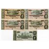 Image 1 : C.S.A., Lot of 4 notes dated 1864.