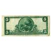 Image 2 : Irving National Bank, New York, $5, Series of 1902 Plain Back, KL#1159, Ch#E 345.