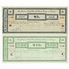 Image 1 : Fort Collins Clearing House Certificates, 1907 Depression Scrip Pair.