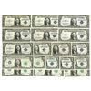 Image 1 : Silver Certificates and Federal Reserve Notes. Group of 1 Dollar notes.