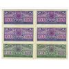 Image 2 : U.S. M.P.C., Lot of 6 Different Notes, all are from Series 611.