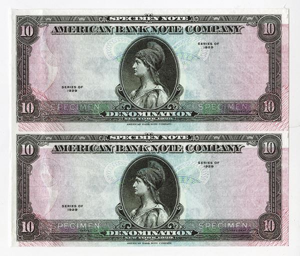 American Bank Note Co., 1929 (ca.1980-90) Tyvek Specimen Advertising ...
