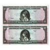 Image 1 : American Bank Note Co., 1929 (ca.1980-90) Tyvek Specimen Advertising Note Uncut Pair.