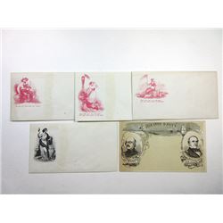 Patriotic Envelope Quintet, ca. 1861-65.