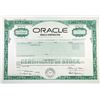 Image 1 : Oracle Corporation, 2002 I/U Stock Certificate.
