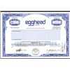 Image 1 : Egghead.com, Inc., 1999 Dot Com Specimen Stock Certificate.