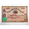 Image 1 : Boston & Meriden Manf'g Co., 1869 Issued Stock Certificate.