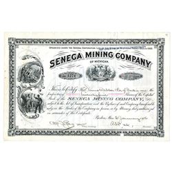 Seneca Mining Co., 1916 Issued Stock Certificate