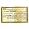 Image 1 : International Railway Improvement Co., 1883 Dividend Certificate