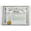 Image 1 : State of Alabama, 1870 Issued Bond
