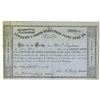 Image 1 : Newtown & North Hempstead Plank Road Co. 1854 Issued Stock Certificate