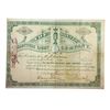 Image 1 : Baxter Electric Light Co., 1884 I/U Stock Certificate.