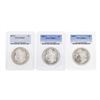 Image 1 : Lot of 1879-S to 1881-S $1 Morgan Silver Dollar Coins PCGS MS64