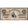 Image 1 : 1864 $50 Confederate States of America Note