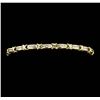 Image 1 : 10KT Yellow Gold Ladies 0.50 ctw Diamond Tennis Bracelet