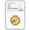 Image 1 : 1988 China 50 Yuan Gold Panda Coin NGC MS67