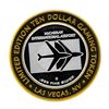 Image 2 : .999 Silver McCarran International Airport $10 Casino Limited Edition Gaming Tok