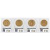 Image 2 : Lot of (4) 1900 $20 Liberty Head Double Eagle Gold Coins PCGS MS62