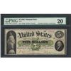 Image 1 : 1861 $5 Demand Note New York Fr.1 PMG Very Fine 20