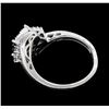 Image 3 : 10KT White Gold Ladies 0.50 ctw Diamond Ring