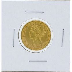 1881 $5 Liberty Head Half Eagle Gold Coin