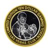 Image 1 : .999 Silver Las Vegas Club $10 Limited Edition Casino Gaming Token