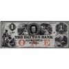 Image 1 : 1850's $1 The Daytona Bank Obsolete Note