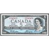 Image 1 : 1954 $5 Bank of Canada Note