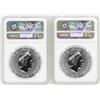 Image 2 : Lot of (2) 2018 Niue $2 Star Wars Stormtrooper Silver Coins NGC MS70 Early Relea