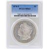 Image 1 : 1878-S $1 Morgan Silver Dollar Coin PCGS MS63