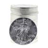 Image 1 : Roll of (20) 2002 $1 American Silver Eagle Brilliant Uncirculated Coins