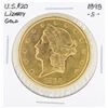 Image 1 : 1898-S $20 Liberty Head Double Eagle Gold Coin