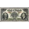 Image 1 : 1938 $5 Bank of Montreal Note