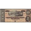 Image 1 : 1864 $10 Confederate States of America Note