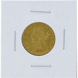 1881 $5 Liberty Head Half Eagle Gold Coin