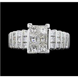 14KT White Gold 2.09 ctw Diamond Ring