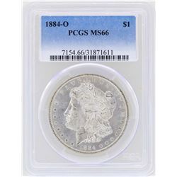 1884-O $1 Morgan Silver Dollar Coin PCGS MS66