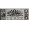 Image 1 : 1800's $3 The Sussex Bank Obsolete Note