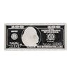 Image 1 : 1997 $100 Washington Mint 4 oz. .999 Fine Silver Bar w/ Box COA