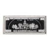 Image 2 : 1997 $100 Washington Mint 4 oz. .999 Fine Silver Bar w/ Box COA