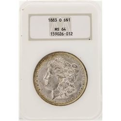 1883-O $1 Morgan Silver Dollar Coin NGC MS64