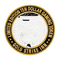 .999 Silver Gold Strike Inn Boulder City, Nevada $10 Limited Edition Casino Gami