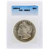 Image 1 : 1890-S $1 Morgan Silver Dollar Coin ICG MS63