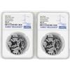 Lot of (2) 2018 Niue $2 Star Wars Stormtrooper Silver Coins NGC MS70 Early Relea