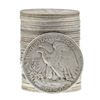 Image 2 : Roll of (20) Assorted Date Walking Liberty Half Dollar Coins Circulated