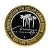 Image 2 : .999 Silver The Mirage Las Vegas, Nevada $10 Casino Gaming Token Limited Edition
