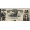 Image 1 : 1857 $3 The Citizens Bank of Gosport Obsolete Note