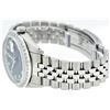 Image 9 : Rolex Mens Stainless Steel Black String Diamond VS Datejust Wristwatch